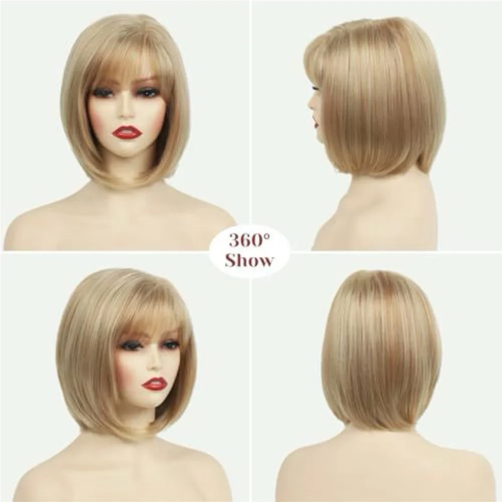 Stylish Blonde Bob Wig